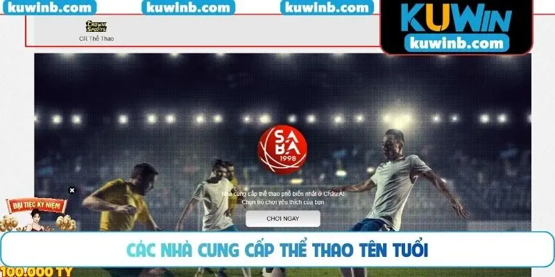 Các nhà cung cấp thể thao tên tuổi
