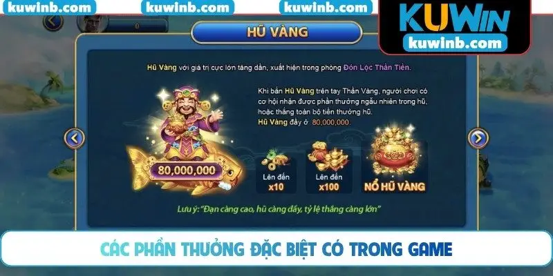 Các phần thưởng đặc biệt có trong game