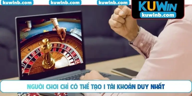 Người chơi chỉ có thể tạo 1 tài khoản duy nhất